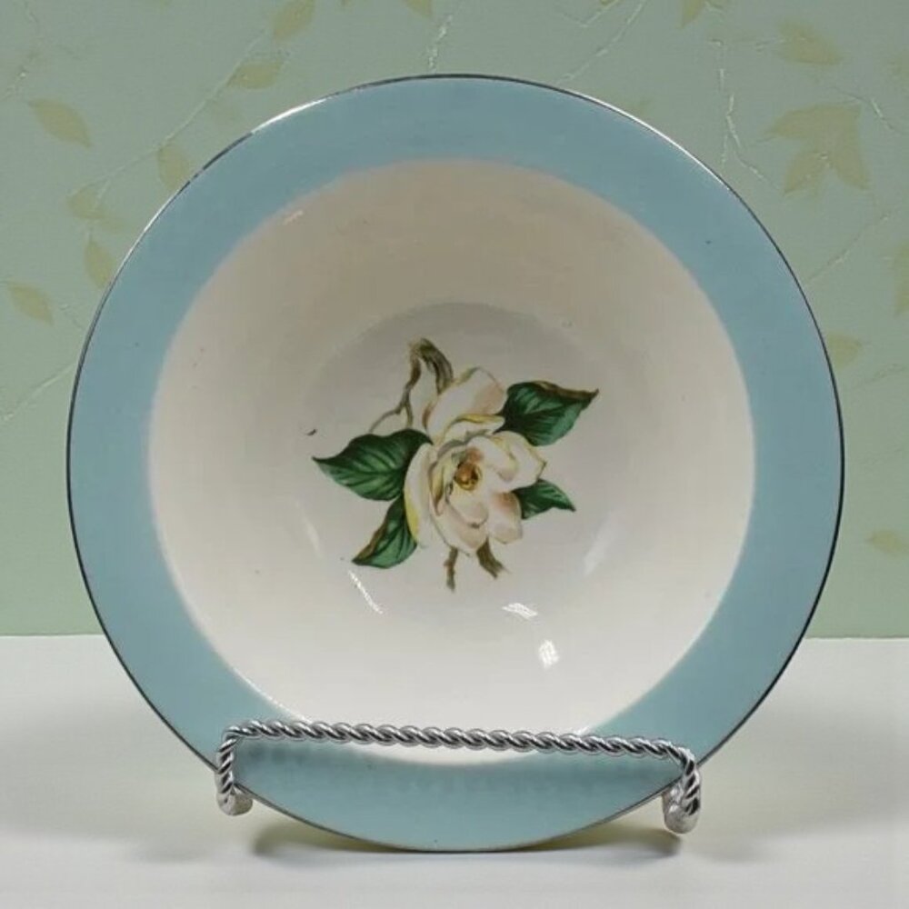 MCM Vintage Lifetime China Co Vegetable Bowl Magnolia Pattern